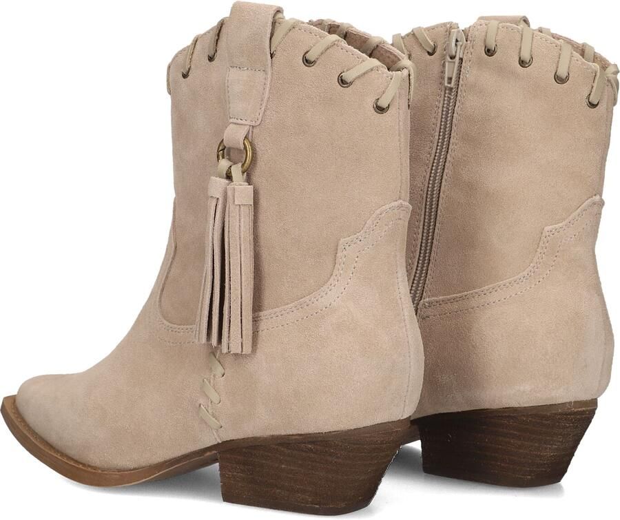 BLASZ Shn3a231-43 Enkellaarsjes Enkelboots met rits Dames Beige - Foto 4