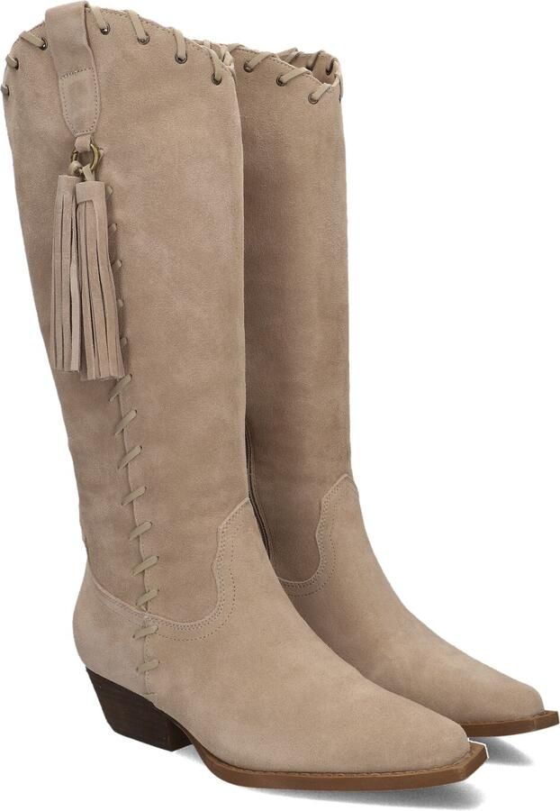 BLASZ Shn3a231-44 Laarzen Suède Dames Beige