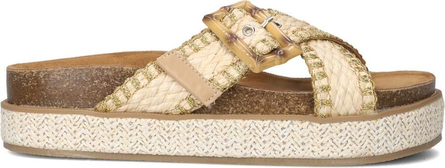 BLASZ Slippers Dames 0663-3 Maat: 42 Materiaal: Raffia Kleur: Beige - Foto 5