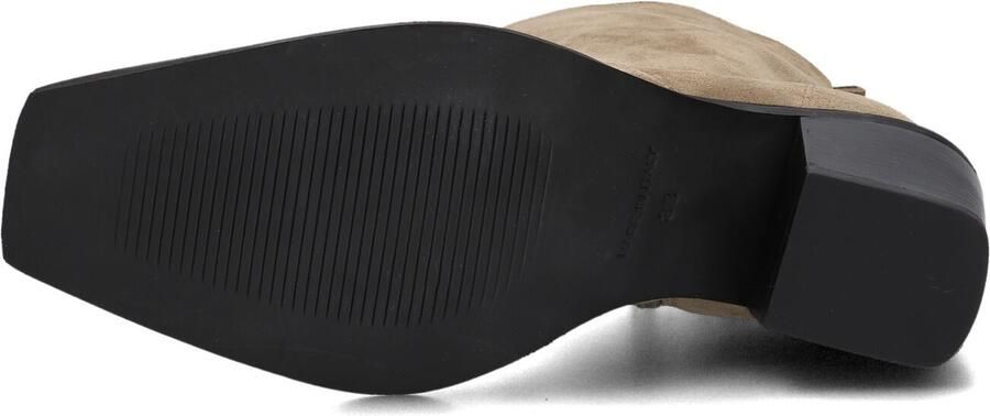 BLASZ Enkellaarsjes Dames 14 Maat: 38 Materiaal: Suède Kleur: Taupe - Foto 5