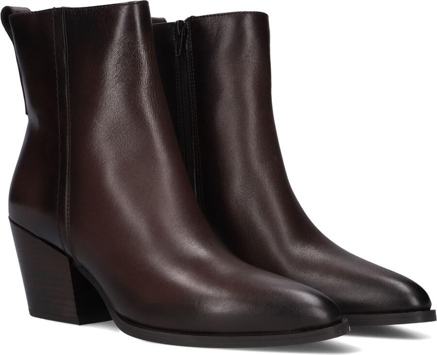 BLASZ 2else202 Enkellaarsjes Enkelboots met rits Dames Bruin