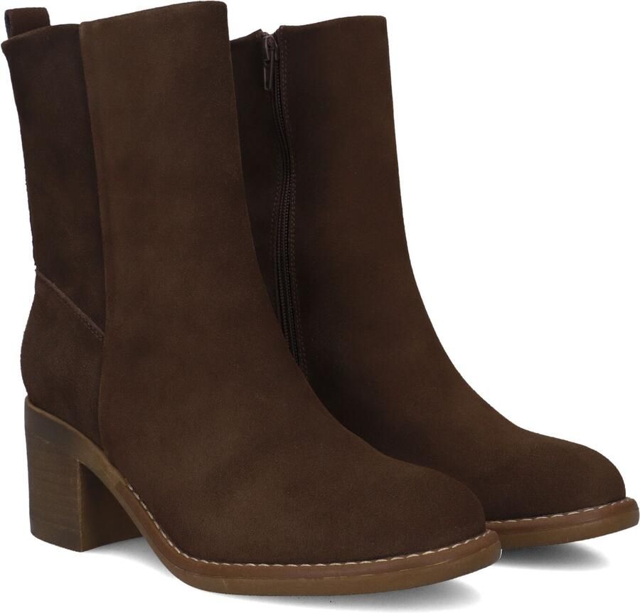 BLASZ Shn2581-09 Enkellaarsjes Enkelboots met rits Dames Bruin