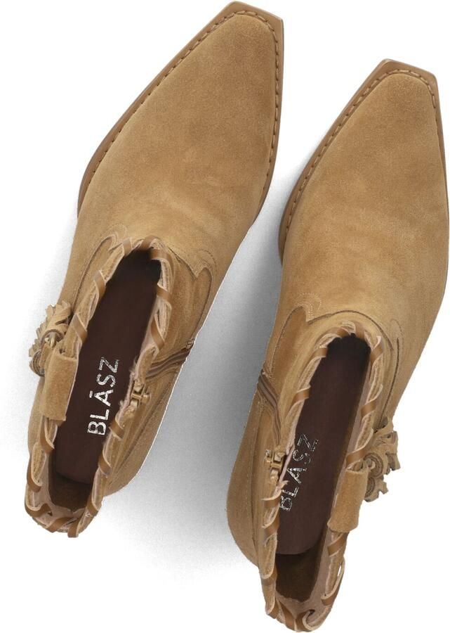 BLASZ Shn3a231-43 Enkellaarsjes Enkelboots met rits Dames Camel - Foto 4