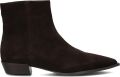 BLASZ Yj6561 Enkellaarsjes Enkelboots met rits Dames Bruin - Bruin