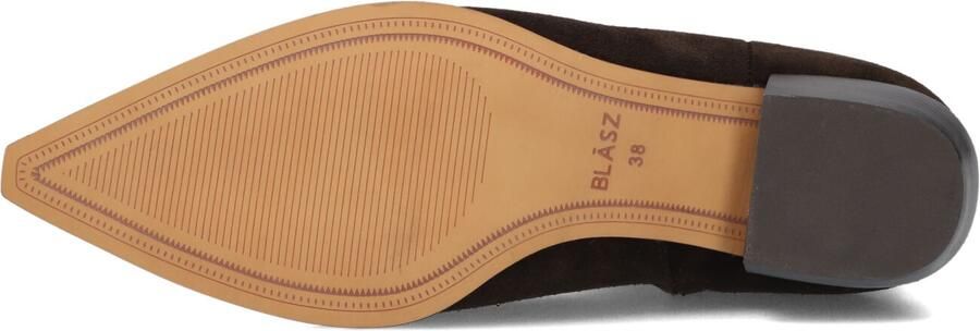BLASZ Yj6561 Enkellaarsjes Enkelboots met rits Dames Bruin - Foto 3