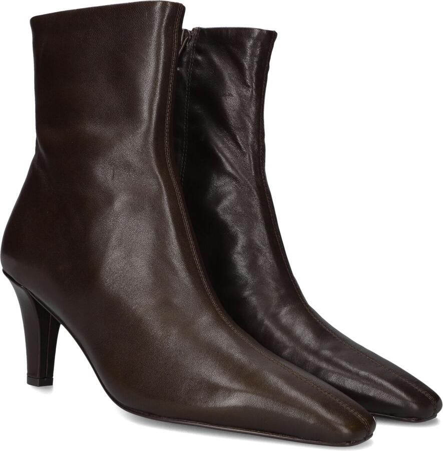 BLASZ Yr4661 Enkellaarsjes Enkelboots met rits Dames Bruin - Foto 2