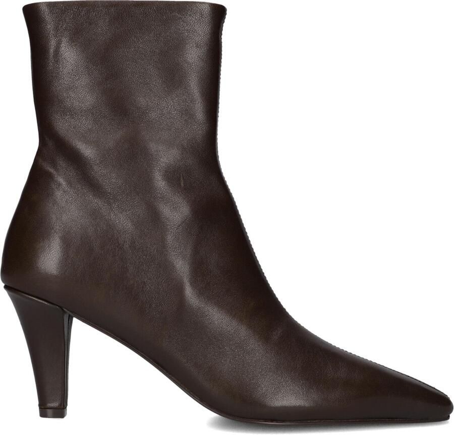 BLASZ Yr4661 Enkellaarsjes Enkelboots met rits Dames Bruin
