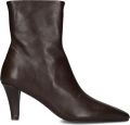 BLASZ Yr4661 Enkellaarsjes Enkelboots met rits Dames Bruin - Donkerbruin