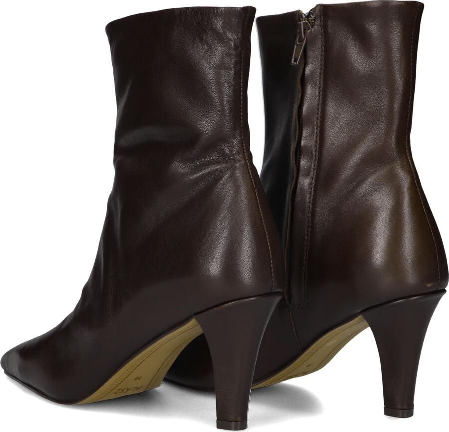 BLASZ Yr4661 Enkellaarsjes Enkelboots met rits Dames Bruin - Foto 3