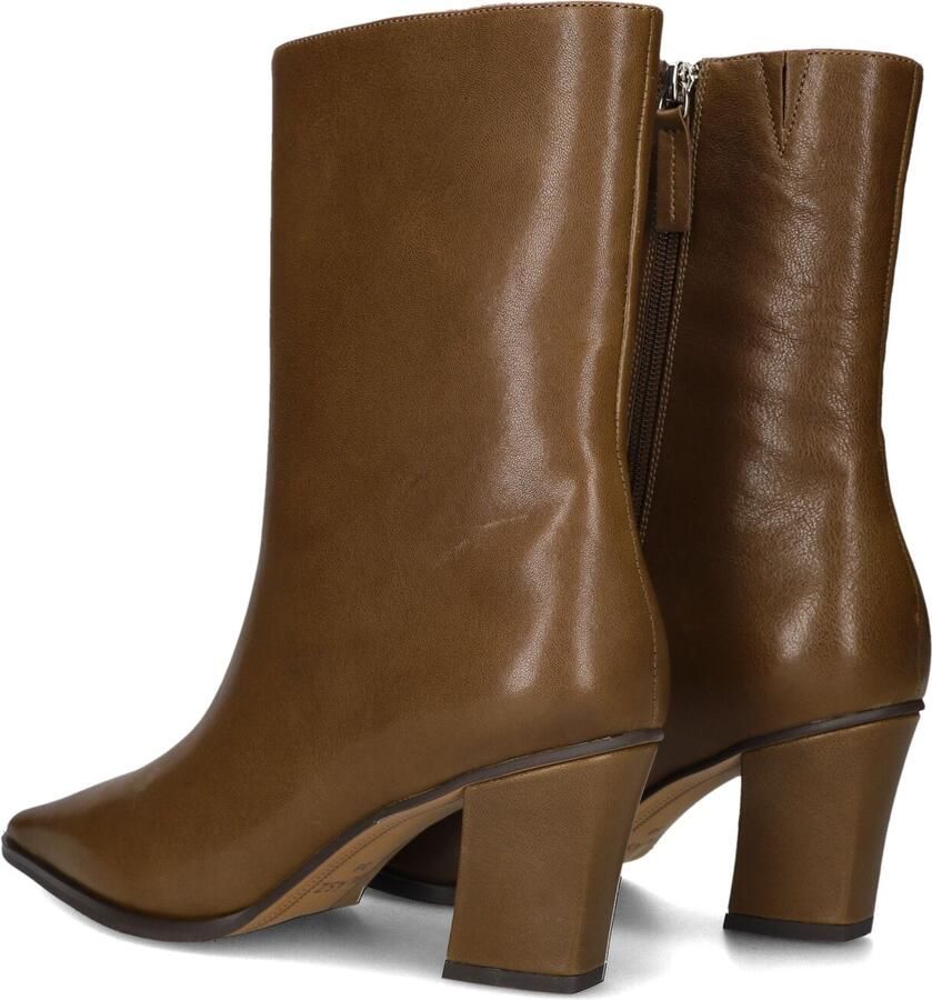 BLASZ Yrn130 Enkellaarsjes Enkelboots met rits Dames Cognac - Foto 2