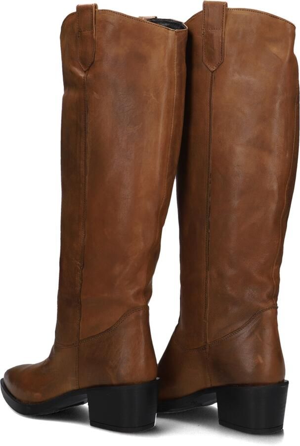 BLASZ Hoge Laarzen Dames 35 Maat: 41 Materiaal: Leer Kleur: Cognac - Foto 2