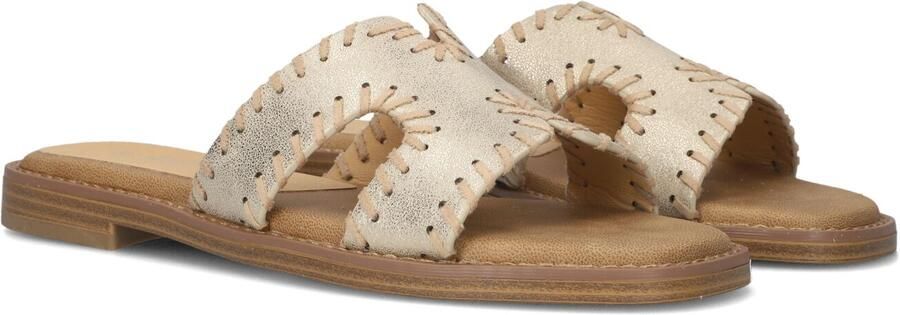 BLASZ Slippers Dames 0657-03 Maat: 40 Materiaal: Leatherlook Kleur: Goudkleurig - Foto 5