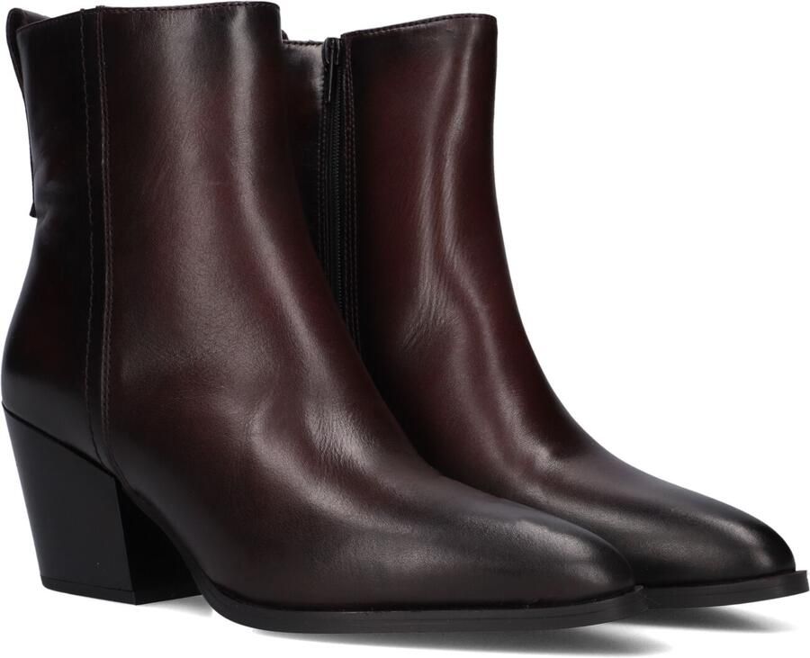 BLASZ 2else202 Enkellaarsjes Enkelboots met rits Dames Bordeaux
