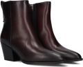 BLASZ 2else202 Enkellaarsjes Enkelboots met rits Dames Bordeaux - Rood
