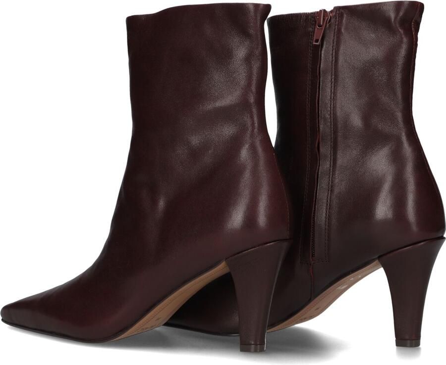 BLASZ Yr4661 Enkellaarsjes Enkelboots met rits Dames Bordeaux - Foto 5