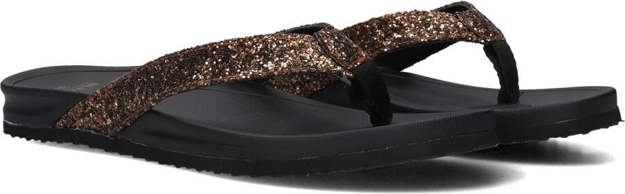 BLASZ Teenslippers Dames Bella 2402 Maat: 38 Materiaal: Leatherlook Kleur: Bronskleurig