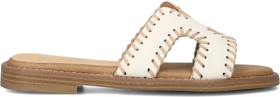 BLASZ Slippers Dames 0657-03 Maat: 39 Materiaal: Leatherlook Kleur: Wit - Foto 4
