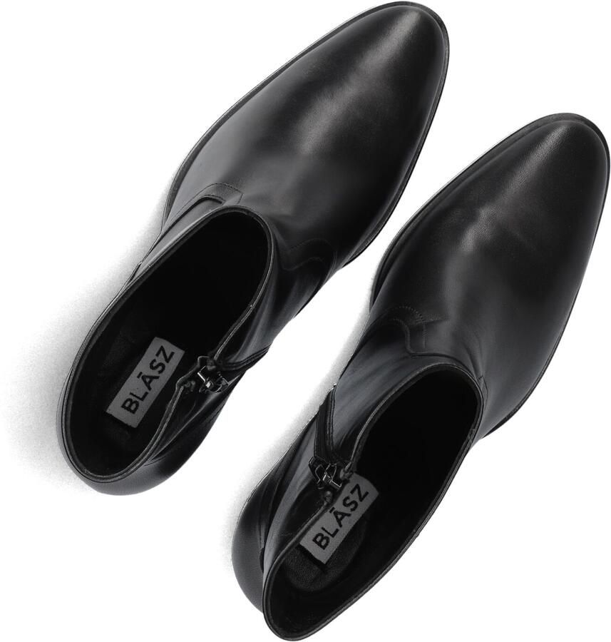 BLASZ Enkellaarsjes Dames 102 Maat: 40 Materiaal: Leer Kleur: Zwart