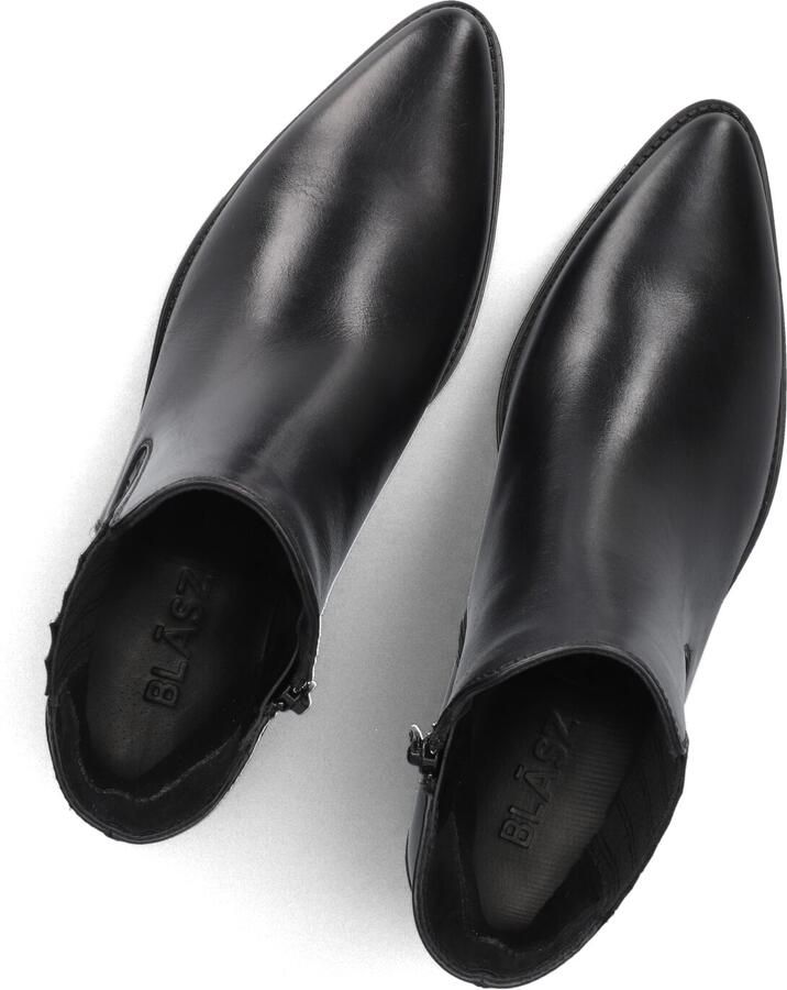 BLASZ 2cherry202 Enkellaarsjes Enkelboots met rits Dames Zwart - Foto 2