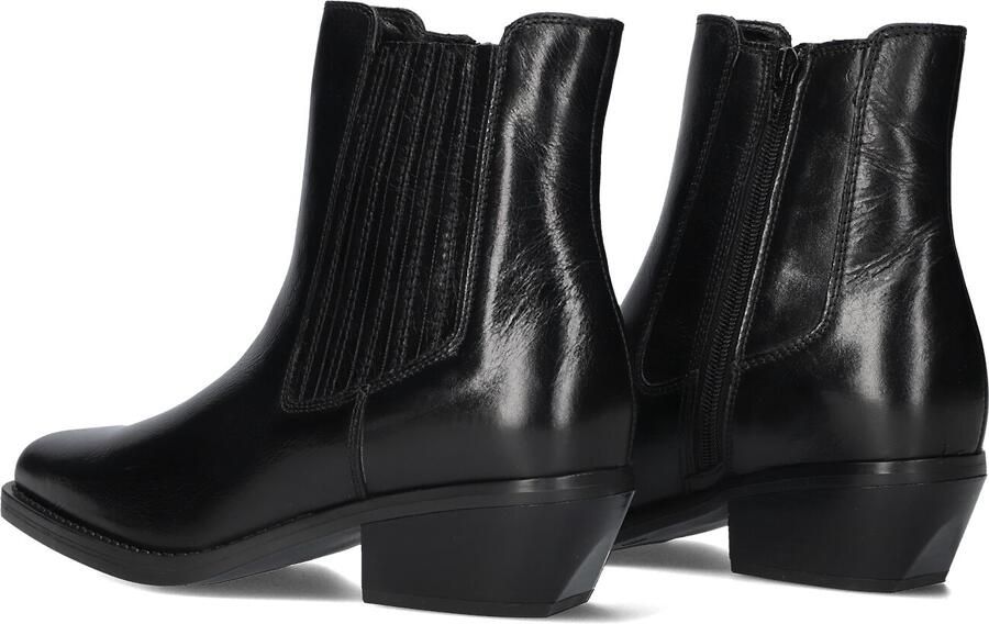 BLASZ Enkellaarsjes Dames 2dotta208 Maat: 37 Materiaal: Leer Kleur: Zwart - Foto 4