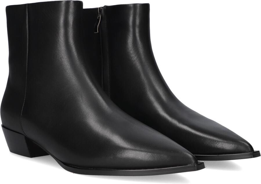 BLASZ Yj6561 Enkellaarsjes Enkelboots met rits Dames Zwart