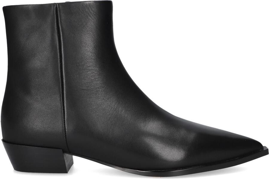 BLASZ Yj6561 Enkellaarsjes Enkelboots met rits Dames Zwart - Foto 4