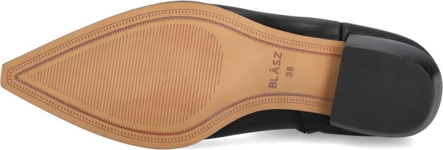 BLASZ Yj6561 Enkellaarsjes Enkelboots met rits Dames Zwart - Foto 5