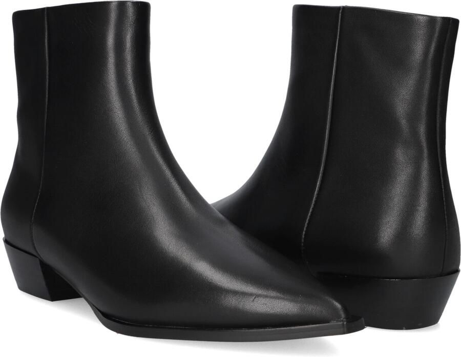 BLASZ Yj6561 Enkellaarsjes Enkelboots met rits Dames Zwart - Foto 2