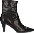 BLASZ Yr4661 Enkellaarsjes Enkelboots met rits Dames Zwart - Zwart
