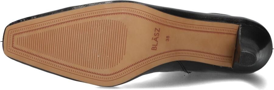 BLASZ Yr4661 Enkellaarsjes Enkelboots met rits Dames Zwart - Foto 4