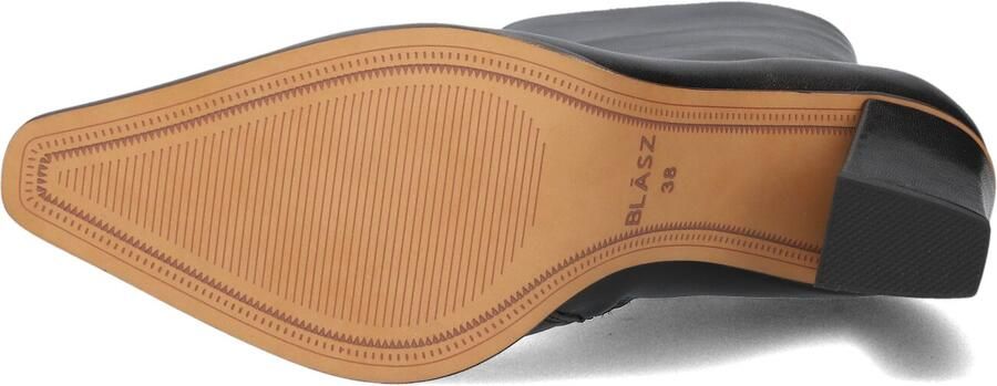 BLASZ Yrn130 Enkellaarsjes Enkelboots met rits Dames Zwart - Foto 4