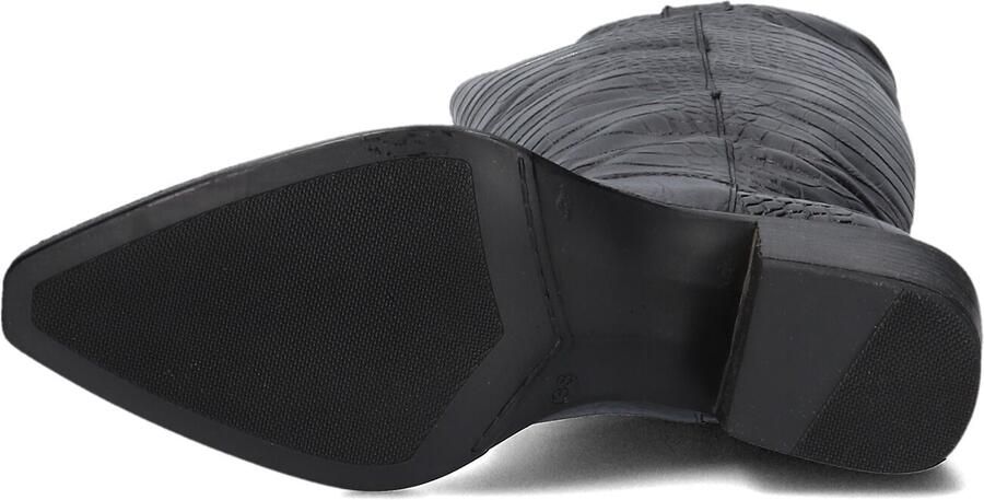 BLASZ Hoge Laarzen Dames 35 Maat: 37 Materiaal: Leer Kleur: Zwart - Foto 7