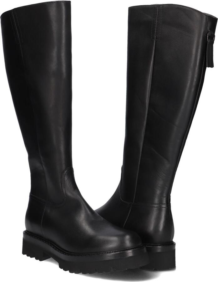 BLASZ Hoge Laarzen Dames 370-2887 Maat: 36 Materiaal: Leer Kleur: Zwart - Foto 2