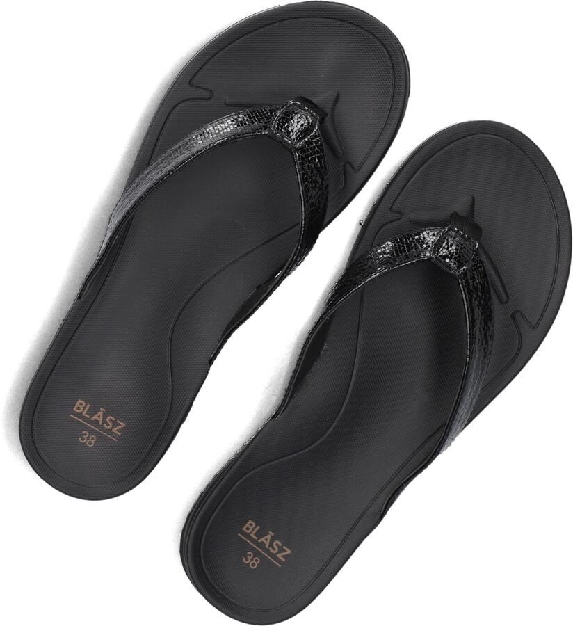 BLASZ Teenslippers Dames Bella 2402 Maat: 43 Materiaal: Rubber Kleur: Zwart