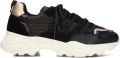 Omoda Alicia 402-k Sneakers Leren Sneaker Dames Zwart - Zwart