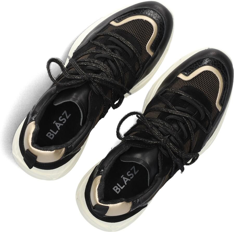 Omoda Alicia 402-k Sneakers Leren Sneaker Dames Zwart - Foto 4