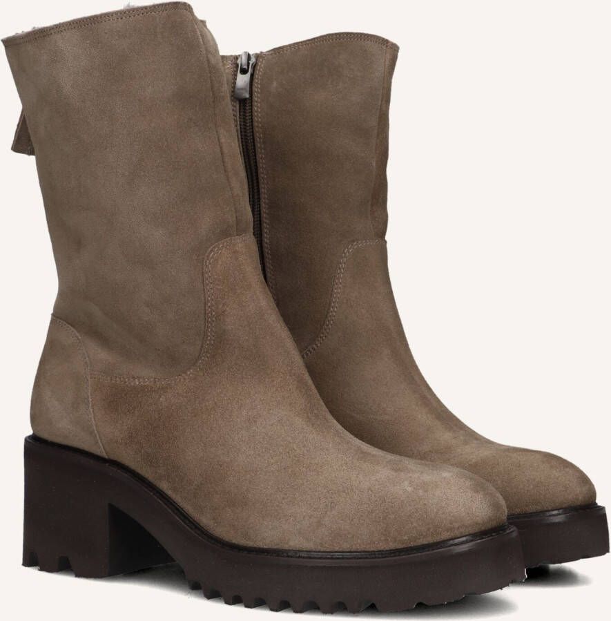 BLASZ Chelsea Boots Dames Evs-2963 Maat: 36 Materiaal: Suède Kleur: Taupe