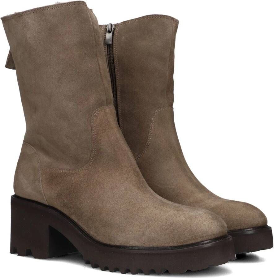 BLASZ Chelsea Boots Dames Evs-2963 Maat: 37 Materiaal: Suède Kleur: Taupe