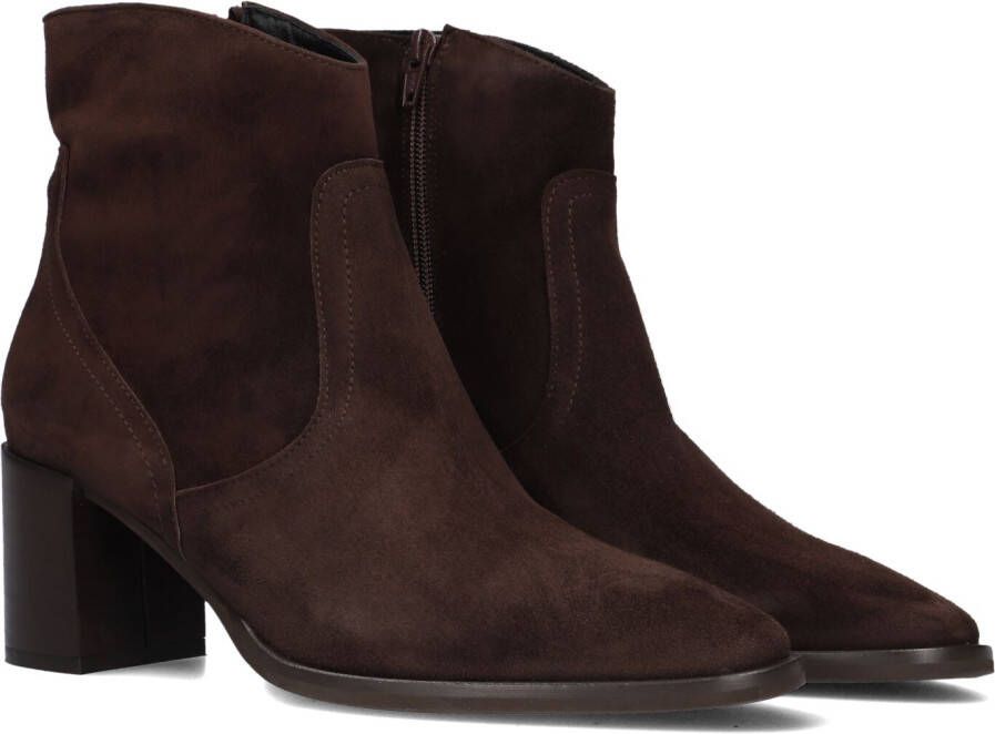 BLASZ Enkellaarsjes Dames 102 Maat: 39 Materiaal: Suède Kleur: Bruin