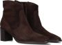 BLASZ Enkellaarsjes Dames 102 Maat: 39 Materiaal: Suède Kleur: Bruin - Thumbnail 1