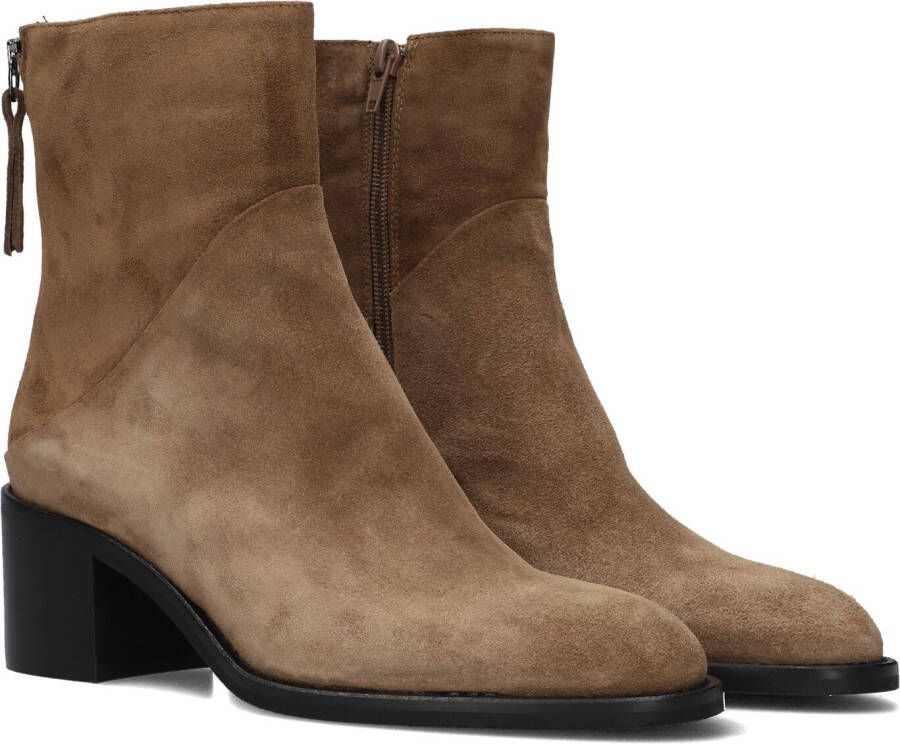 BLASZ Enkellaarsjes Dames 193 Maat: 41 Materiaal: Leer Kleur: Taupe