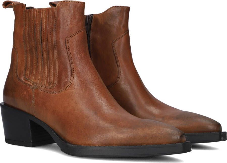 BLASZ Enkellaarsjes Dames 34 Maat: 39 Materiaal: Leer Kleur: Bruin