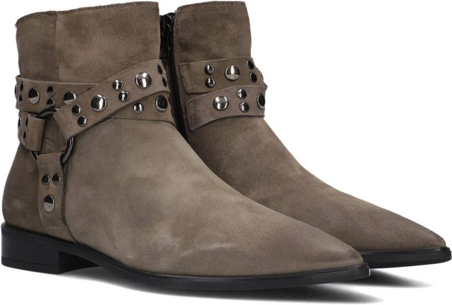 BLASZ Enkellaarsjes Dames L63203 Maat: 37 Materiaal: Suède Kleur: Bruin