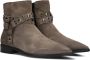 BLASZ Enkellaarsjes Dames L63203 Maat: 38 Materiaal: Suède Kleur: Bruin - Thumbnail 1
