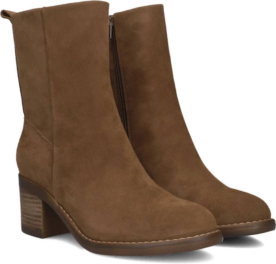 BLASZ Shn2581-09 Enkellaarsjes Enkelboots met rits Dames Bruin