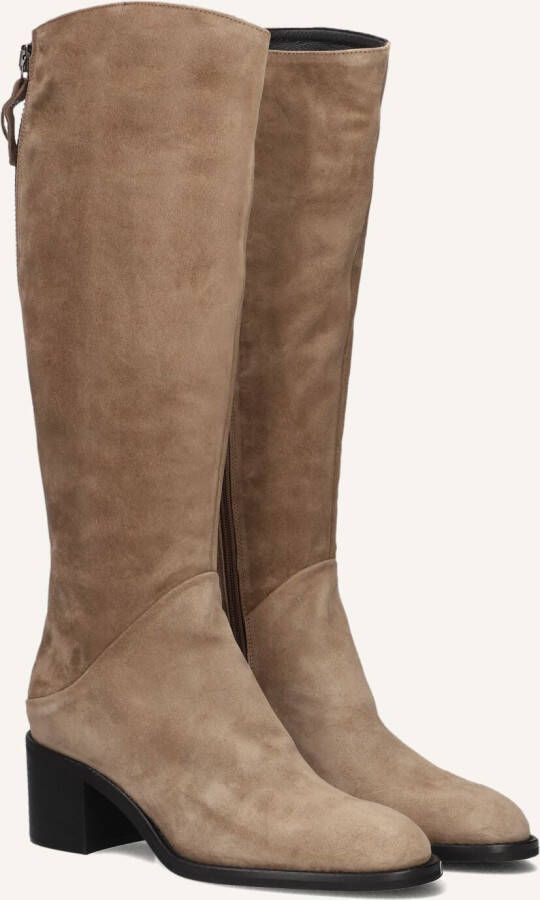 BLASZ Hoge Laarzen Dames 194 Maat: 41 Materiaal: Suède Kleur: Taupe
