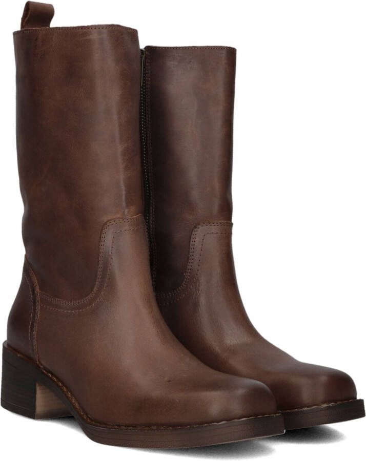 BLASZ Hoge Laarzen Dames 2167 Maat: 40 Materiaal: Leer Kleur: Bruin