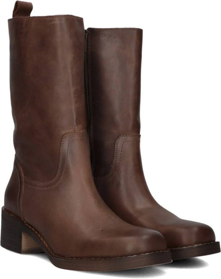 BLASZ Hoge Laarzen Dames 2167 Maat: 40 Materiaal: Leer Kleur: Bruin