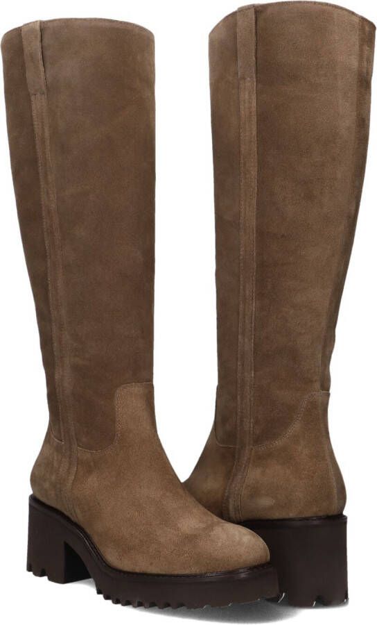 BLASZ Hoge Laarzen Dames Evs-5014 Maat: 42 Materiaal: Suède Kleur: Taupe - Foto 2