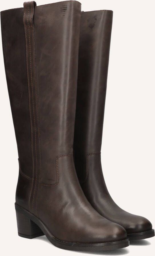 BLASZ Hoge Laarzen Dames Lina-07 Maat: 40 Materiaal: Leer Kleur: Bruin